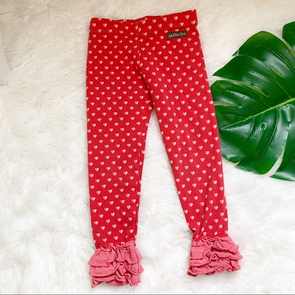 Matilda Jane Other - Matilda Jane I heart you legging pants ruffle hem